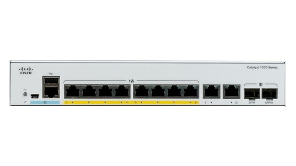 Cisco Catalyst C1000-24FP-4G-L Network Switch Managed L2 Gigabit Ethernet (10/100/1000) Power over Ethernet (PoE) Grey
